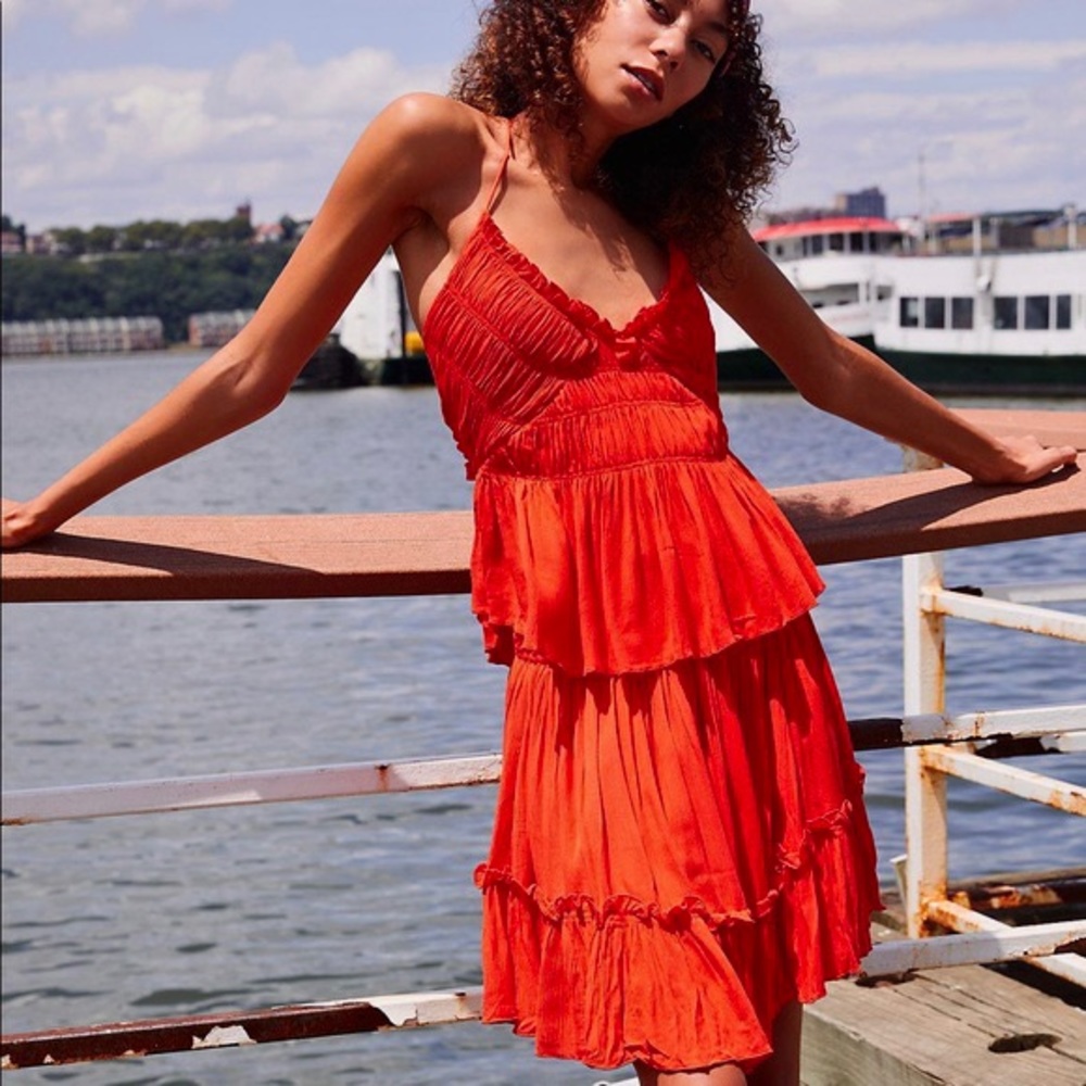 NEW FREE PEOPLE HALTER TOP & SKIRT SET - Picture 8 of 9